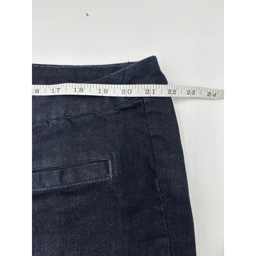 Lane Bryant Genius Fit Flare Jeans Womens 22 Dark Wash Stretch Bootcut 32 Inseam